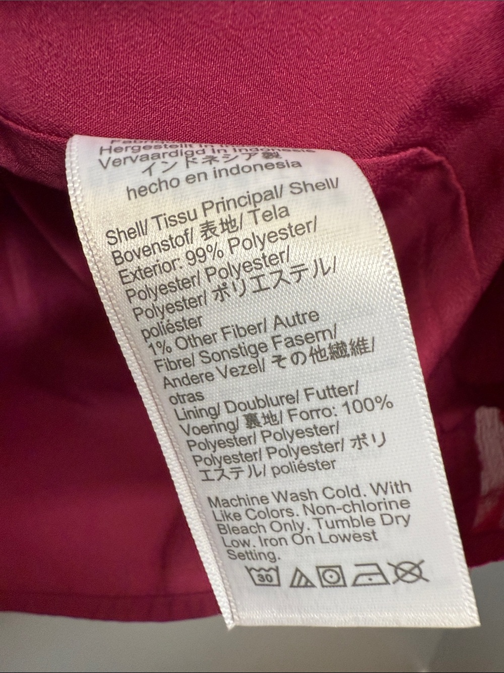 J. Crew Raspberry Pink Ruffle V-Neck Long Sleeve Blouse - Picture 6 of 7